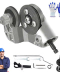 Sheet Metal Nibbler Drill Attachment For Electric Drills Plate Cutter Shears Tool Quick Install Spark Free Burr Free Cuts Iron Steel
