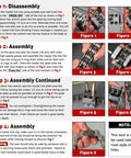 Instruction manual showing steps to use Master Link Press Tool For 520 525 530 Motorcycle Chains Beefy Steel Alignment Tool