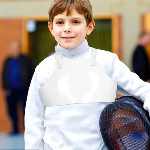 Youth Fencing Chest Guard Lightweight PVC Chest Protector For Boys Kid Friendly Comfort And Safe Practice Gear For Training And Sparring Throughout Every Session