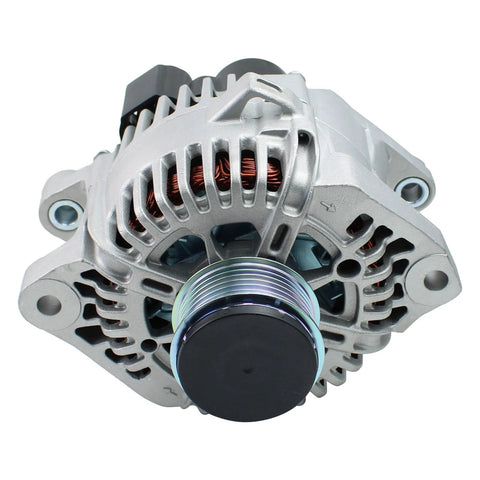 No Fuss High Output Alternator For Hyundai Sonata 2.4L 2010 2013, Hyundai Tucson 2.0L 2011 2012, Hyundai Tucson 2.4L 2010 2013, Kia Forte 2.0L 2010 2013, Optima 2.4L 2011 2013, Sportage 2.4L 2011 2013, front view