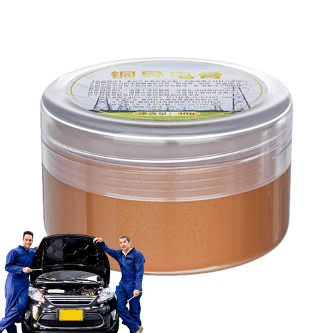 Electrical Grease Conductive Paste For Automotive And Electronics Copper Anti Seize Compound in 30g jar