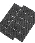 30 Pack Self Adhesive Felt Furniture Pads for chair and table legs noise reduction bumpers floor protectors in black