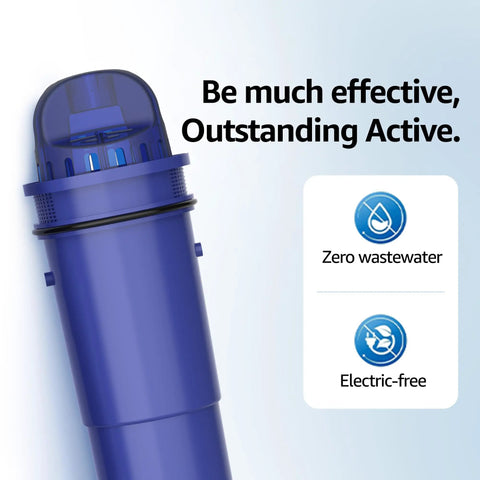 7010 Replacement Water Filter Fits Pur And Pur Plus Pitchers And Dispensers, Electric-free, Blue Filter Cartridge