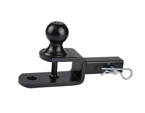 Heavy Duty ATV UTV Trailer Hitch Ball Mount Kit With 2 Inch Ball Clevis Pin Fits One and One Quarter Inch Receiver Three Coupling Styles