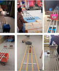 Portable Unpowered Gravity Conveyor Gears Up For Smooth Moves With Sturdy Abs Rollers And Reinforced Steel Frame for loading.