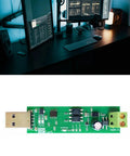 USB To MBUS Slave Module For FC722 Chip Debugging, Low Leakage Current, Industrial Rate 300 9600 BPS, Adjustable Bus Voltage 12V To 42V, 5V And 3.3V Regulated Output, Stable UART Communication MBUS Debugging Accessory, USB PCB board