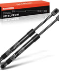 Heavy Duty Hyundai Sonata 2008 Through 2012 Sedan Rear Tailgate Lift Support Shock Strut Gas Spring Damper Pair in black finish.