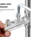 Top Notch Broken Pipe Extractor Tool For Rusted Fasteners, Damaged Screw Remover And Stripped Bolt Kit Perfect For Faucet Fixing And Water Pipe Thread Repair Hand Tool Set Super Easy Out Solution For Pros, alloy steel clamp on pipe
