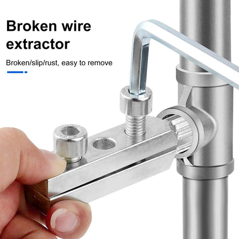 Top Notch Broken Pipe Extractor Tool For Rusted Fasteners, Damaged Screw Remover And Stripped Bolt Kit Perfect For Faucet Fixing And Water Pipe Thread Repair Hand Tool Set Super Easy Out Solution For Pros, alloy steel clamp on pipe
