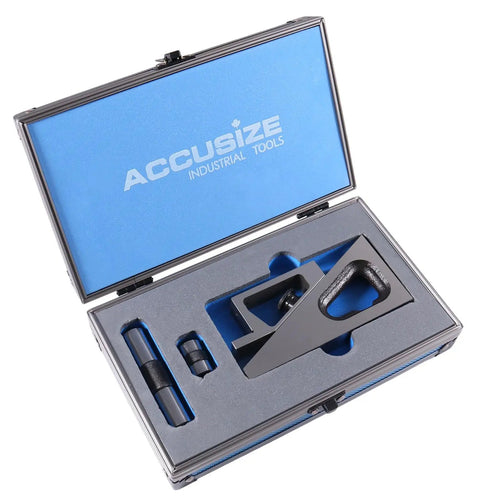 Planer And Shaper Gage For Milling Setup With Solid Tool Settings, Extra Tapped Holes For Dial Indicators in carrying case