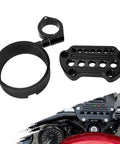 Speedometer Relocation Bracket For Sportster XL 883 And XL 1200 Models, black side mount clamp on motorcycle handlebar