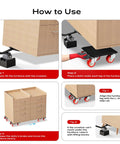 Usage instructions for Heavy Duty Furniture Dolly With 5 Wheels For Easy Moving Of Heavy Furniture In Home Or Office