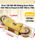 2 Pcs Patio Sliding Door Rollers Replacement Compatible With 1997061 And 1273704, steel ball bearing, adjustable, gliding door use