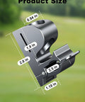 Magnetic Holder Clip For Golf Cart Aluminum Alloy Stand dimensions and features overview