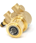 Clamp Mount Rotary Vane Espresso Pump For Your Coffee Rig 200 LPH 40 GPH Brass Body With Three Eighths Fittings 0 To 25 Bar Adjustable Model PA204