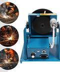 Smooth Gypsyfy Electric Rotary Welding Positioner Turntable with 10RPM motor and tilt capacity for metal fabrication.