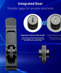 Comparison of upgraded aluminum alloy handle and original plastic handle with Upgrade Hardened Steel Extruder Gear Assembly