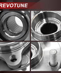 Two Piece Front Wheel Bearing Hub Assembly Direct Fit For JX35 2013 Maxima 2009 2019 Murano 2009 2018 Altima 2007 2018 Pathfinder 2013 2019 QX60 2014 2019 Part 513296 Compatible OEM Quality Replacement close-up details