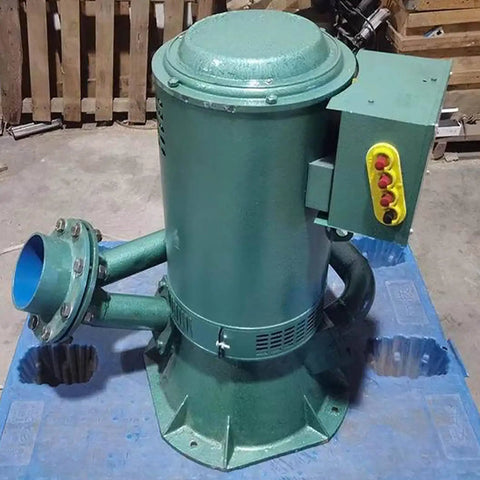 50KW Water Turbine Generator With 220V And 400V Output Rugged Outdoor Hydro Power Generator on blue pallet