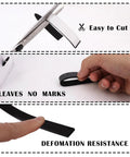 Rock Solid Heavy Duty Closed Cell Foam Weather Stripping For Doors And Windows Self Adhesive 1 4 Inch By 1 8 Inch Tape 3 Pack Set easy to cut and deform resistant closed cell foam for insulation.