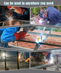 Using Rugged 110V 220V Stick Welder With 140 Amp Arc Output IGBT Inverter for various welding tasks at different locations