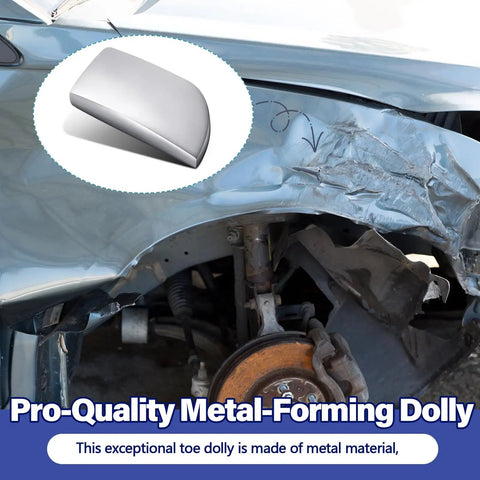 Heavy Duty Iron Toe Dolly For Auto Body Dent Repair And Panel Straightening Built Like A Tank Workhorse Tool For Paintless Fixing And Sheet Metal Shaping