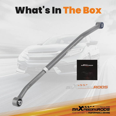 Adjustable Rear Track Bar For Jeep Wrangler TJ 1997 To 2006 Fits 1 To 6 Inch Lift Length Adjusts 31.37 To 34 Inches Direct Replacement To Stop Axle Lateral Movement And Beefed Up Handling For Tough Off Road. rear track bar with bushings
