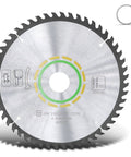 Fine Tooth Saw Blade 52 Tooth 210x2.4x30mm Tungsten Carbide Tip 30mm Arbor For TS 75 Plunge Cut Saw closeup view