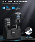 2.4GHz Wireless Guitar System With No Lag And Ultra Low Latency For Clear Stage Ready Tone Up To 65 Feet, Charging Box