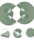 Must Have Grinder Safety Guard For Angle Grinders Durable Iron Bench Shield Kit With Easy Install in green with close-up details