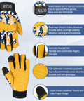 Cowhide Leather Gardening Gloves For Women And Men Tough As Nails Thorn Proof Puncture Resistant Work Gloves With Touchscreen Compatibility For Weeding Digging Planting And General Garden Tasks