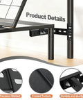 Product details of Rock Solid Heavy Duty Headboard Brackets For Adjustable Bed Bases showing precision welded carbon steel mounts.