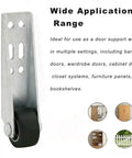 Smooth Out Saggy Doors Fast With These Heavy Duty Anti Sag Low Profile Rolling Casters Silent Bearing Replacement Rollers showing silver caster design.