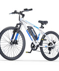 High Power 1000W Electric Mountain Bike For Adults With 26 Inch Frame Lightweight Ebike side view with removable battery
