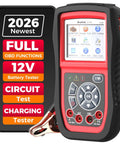 All-In-One OBD2 Scanner With Battery Tester Avometer Full OBDII Diagnosis And Starting And Charging System Tests For 12 Volt