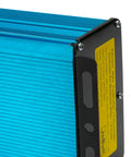 Close-up of 5000W Sine Wave Controller 72V 24 Mosfet 100A For Electric Atv Go Kart featuring blue aluminum housing.
