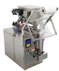 Automatic Paste And Liquid Filling Sealing Machine With Horizontal Mixing Hopper For Chili Sauce And Juice 30 To 300 Ml Bottle Filler with stainless steel design.