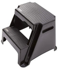 2 Step Molded Plastic Step Stool Lightweight With Slip Resistant Treads And Non Slip Feet Ideal For Kitchen Bathroom Office Or Garage Easy Carry