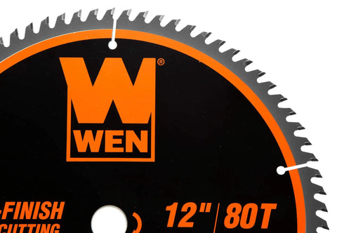 12 Inch 80 Tooth Fine Finish Woodworking Saw Blade For Miter Saws And Table Saws Ultra Thin Kerf For Clean Cuts In Hardwoods And Softwoods Pro Grade For Superior Durability And Precision
