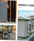 Heavy Duty Weatherproof Wall Mount Electrical Distribution Box for Industrial Use with Steel Enclosures and Easy Access Panels