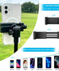 All In One Golf Swing Selfie Stick With Ground Spike And Tripod, Magnetic Phone Holder, adjustable width, outdoor use