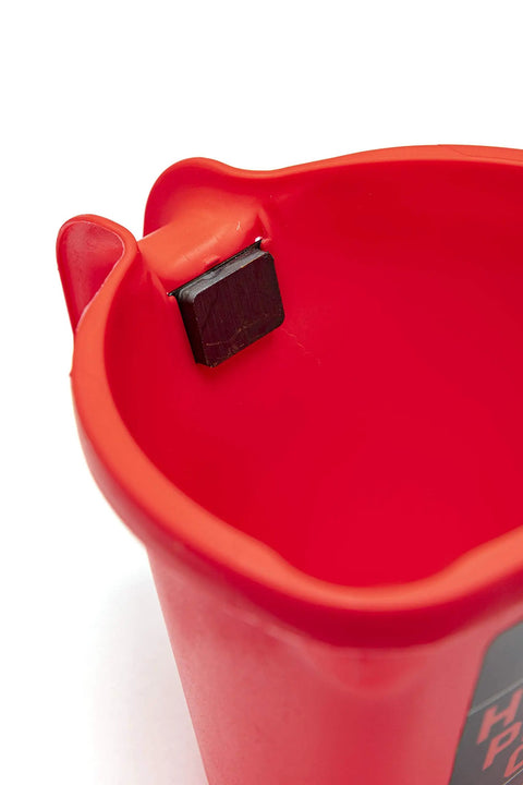 Red Grab And Go 16 Oz Paint Cup With Magnetic Brush Holder For Trim Work And Touch Ups Mess Free Quick Cleanup