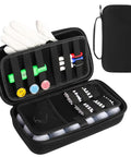Portable Golf Accessories Organizer Bag With 18 Ball Capacity Glove Holder Case And Glove Shaper Durable 600D Water Resistant Nylon