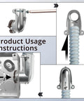 2 Pack 3/4 Inch Flexible Metal Conduit Elbow 90 Degree Squeeze Connector Heavy Duty Toolless Wiring Joint installation instructions