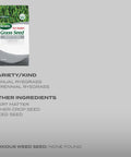 Quick Fix Grass Seed Mix Rapidly Patches Up Bare Lawn Sections Within Four To Seven Days in a three pound bag.