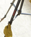 BT 150 Compact Tripod With Extendable Height For Line Lasers Point Lasers And Laser Distance Measures being adjusted on site