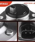 Close-up of Rear Right Wheel Bearing and Hub Assembly with ABS and 5 Lug for Toyota Camry 2002 to 2011 Highlander 2001 to 2003