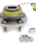 Front Wheel Hub Bearing Assembly Single Unit 513121, 5-Lug with ABS, includes nut and bolts, close-up view