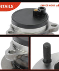 Close-up of Front Wheel Bearing And Hub Assembly with ABS Sensor for Mazda MX-5 Miata 2016-2023, showing sensor cap and bolts