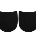 Non Slip Rubber Heel Pads For Shoes Anti Slip Cushion Shoe Sole Repair, black durable rubber patches, pair of heel pads visible.